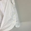 MIA  & Tess v neck swing tank Tencel Lyocell white button side size L Photo 1