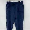 Banana Republic  Navy Blue Drawstring Waist Jogger Photo 3