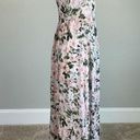 Laundry by Shelli Segal  Women's Maxi Dress Size 10 Pink Floral Print Halter Photo 3