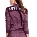 PINK - Victoria's Secret PINK VS VICTORIA'S SECRET Perfect Quarter 1/4 Zip Blue White Colorblock Logo M Photo 3