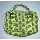 Vera Bradley  Clutch Bag Purse Handbag Citrus Lime Green Elephants Tortoise Shell Photo 0