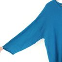 Neiman Marcus  Cashmere Rolled Dolman Sweater Teal Size L Photo 1