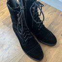 Donald Pliner  Velvet Combat Military Style Boots with side zip - Cailen-U style Photo 1