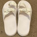 Chacos Womens Chaco Chillos White Strap Sandals Slides Synthetic Size 8 Photo 1