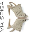 via spiga  Nellie Cut Out Open Toe Bootie Grey Sz 9 Photo 1