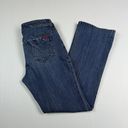 Seven 7 Jeans Size 8 Blue Denim Classic Flare Jeans Photo 3