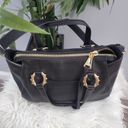 Aimee Kestenberg  Black Soft Leather Shoulder Bag Photo 5