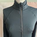 Peter Millar  Black Mock Neck Full Zip Athletic Jacket Photo 4