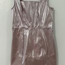 Love, Fire Faux leather pink mini dress size L  Photo 1