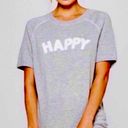 Grayson Threads  Graphic HAPPY Short Sleeve Sweatshirt Shirt Top Small Photo 1