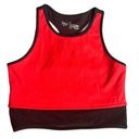 Flirtitude  Women's Workout Out Athleisure  Active Sports Bra Top  With Mesh Sz L Photo 0