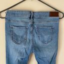 Hollister Medium Wash Low Rise Super Skinny Crop Denim Jeans Bottoms Daytime Photo 3