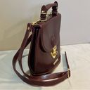 Polo  Ralph Lauren Vintage PRISTINE Horse Emblem Leather Crossbody Purse Photo 3