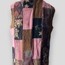 Coldwater Creek Boho Wool Patchwork Vest Photo 5