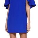 Milly  royal blue draped back mini dress 10 Photo 0