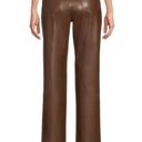 No Boundaries  Womens Faux Leather Pants Size 21 Juniors Brown Slight Stretch New Photo 4