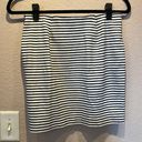 Madewell  Women’s Navy Blue and White Nautical Preppy  Skirt Size Small Photo 5