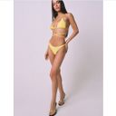 Tiger Mist Yellow  Bikini Set With Beaded Chain  Photo 3