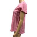 Harvé Benard Harve Benard Washable Linen Cotton Pink Tassel Short Sleeve Blouse Top Women’s S Photo 2