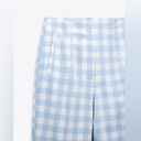 ZARA Gingham High Waist Pants Photo 7