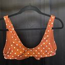 PacSun NWT LA Hearts  Brown with white Polka Dot Bikini Top Photo 1