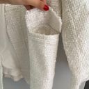 Rachel Zoe White Tweed-like Blazer Photo 3