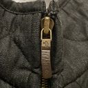 Krass&co Lauren Jeans  Western Quilted Denim Vest With Leather Trim Size Medium Photo 4
