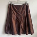 Nine West  bronze pleated skirt Photo 2