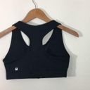 Fabletics NWT  Emmy zipper black sportsbra Photo 2