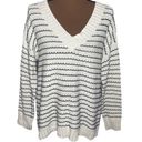 Westport  Dressbarn chunky knit v-neck stitch detailed oversized sweater size XL Photo 0