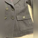 American Eagle ‎ women’s size small navy wool coat Photo 2