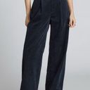 Everlane NWT  Navy Wide Leg Pleated Front Corduroy Way-High Drape Pant Size 10 Photo 0