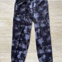 Three Dots  Black Gray Marbeled Fleece‎ Sweatpants Joggers Women's Size Small S Photo 0