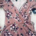 Iz Byer Floral Print Flutter Sleeve Short Dress Photo 1