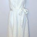 Banana Republic  Strapless White Eyelet Dress Size 8 Photo 0