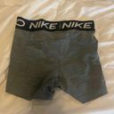 Nike Pro Gray Spandex Shorts Photo 1