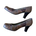 Madden Girl Vintage Y2K  Danceer Faux Brown Leather Patchwork High Heels 🔥 Photo 3