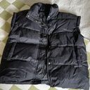 Oversized Puffer Vest Black Size M Photo 0