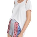 BCBGMAXAZRIA BCBG Cobalt Blue Multi Colored Shorts Photo 2