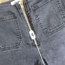 Honey Punch High Rise Zipper Black Flare Jeans Photo 3