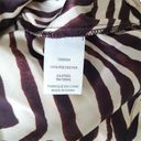 Rachel Zoe  Blouse Womens Medium Zebra Print Balloon Long Sleeve Top Boho Photo 6