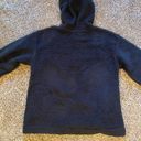 Koolaburra by Ugg Black Sherpa Quarter Zip Hoodie Pullover Photo 3