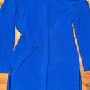 Ann Taylor Royal Blue Shift dress long sleeve Career Cocktail Zip Cute Chic Photo 3