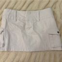 Princess Polly White Mini Denim Skirt Photo 0