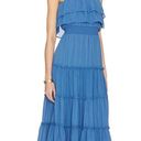 1. State  x Revolve Strapless Ruffle Tiered Dress in Capris Blue, Size M New w/Tag Photo 3