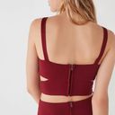 Urban Outfitters UO Cut-Out Cropped Two-Piece Set Maroon  Photo 1