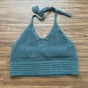 Aerie Crochet Halter Crop Top Photo 0