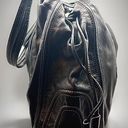 DKNY Large Leather Drawstring Tote  Bag Photo 1