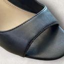 Calvin Klein Black Tie Up Chunky Block Heels Photo 5