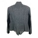 Elizabeth and James  Womens Wool Speckled Victor Blazer Jacket Asymmetrical Gray 6 Photo 2